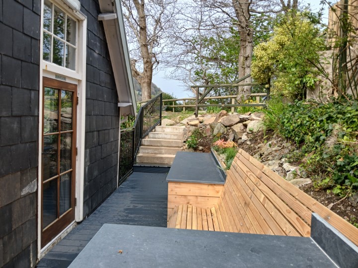 Seating on the deck.